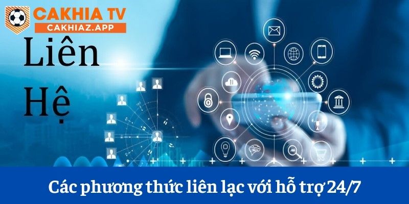Các phương thức liên lạc với hỗ trợ 24/7
