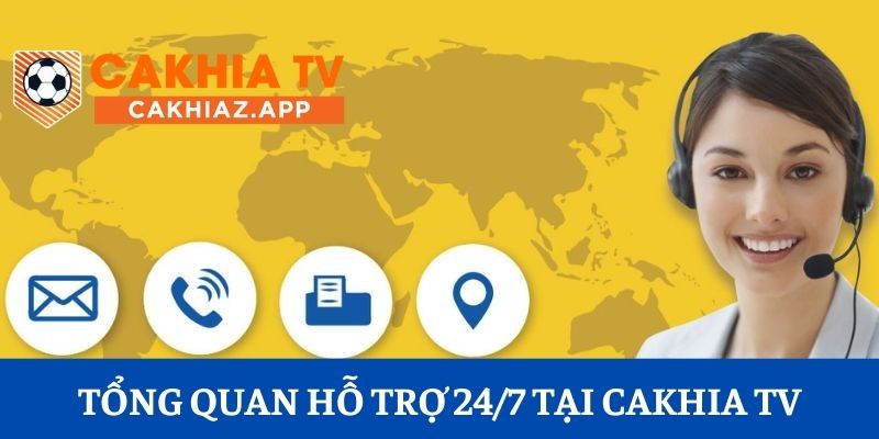 TỔNG QUAN HỖ TRỢ 24/7 TẠI CAKHIA TV TỔNG QUAN HỖ TRỢ 24/7 TẠI CAKHIA TV